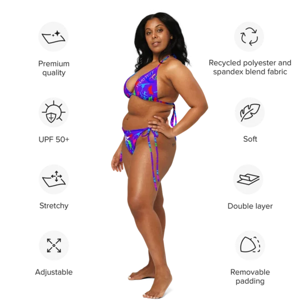 Colorful Flexible StarStuff Bikini